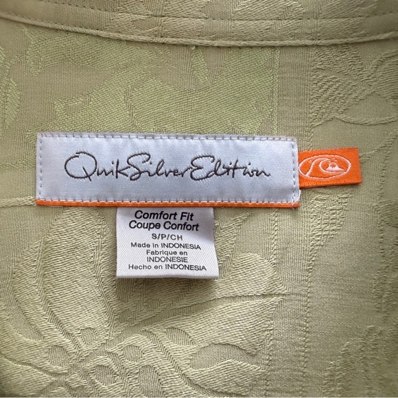 QUIKSILVER Edition Comfort Fit Casual Collared Shirt Men S Small - Picture 4 of 6